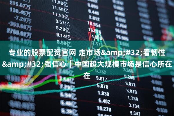 专业的股票配资官网 走市场&#32;看韧性&#32;强信心｜中国超大规模市场是信心所在