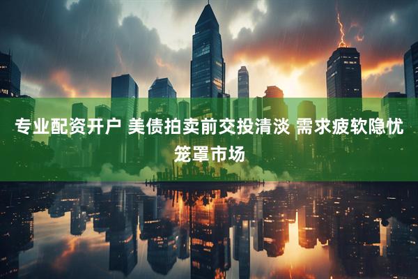 专业配资开户 美债拍卖前交投清淡 需求疲软隐忧笼罩市场